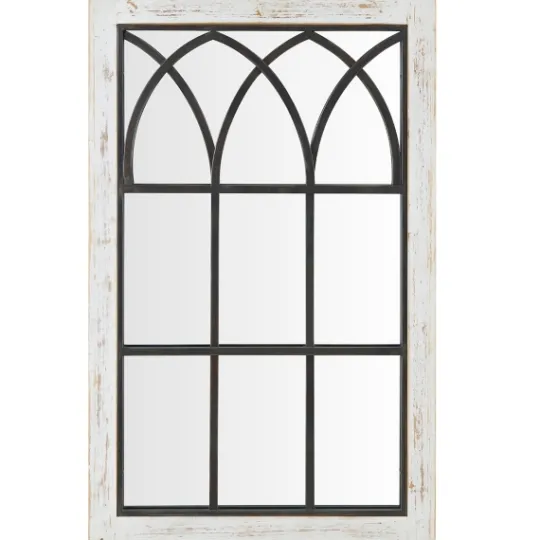 Kirkland's Home Vista Arched Windowpane Mirror, 24X37.5 In.- Decorative Mirrors