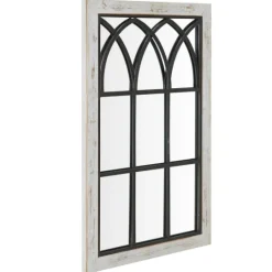 Kirkland's Home Vista Arched Windowpane Mirror, 24X37.5 In.- Decorative Mirrors