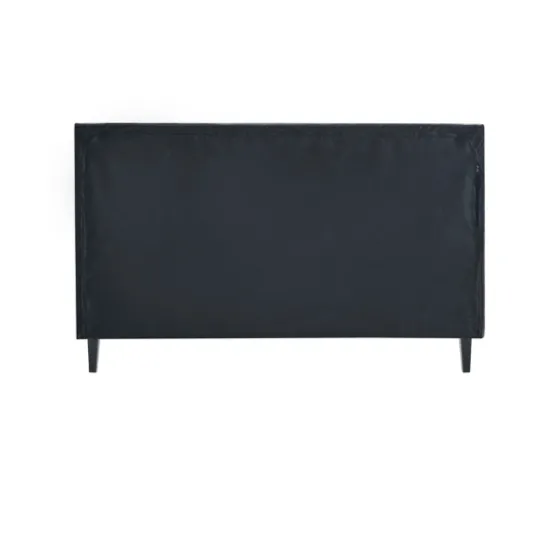 Kirkland's Home Viv Charcoal Diamond Tufted Queen Bed Frame- Beds & Headboards