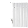 Kirkland's Home Waffle Weave Cotton Shower Curtain- Shower Curtains