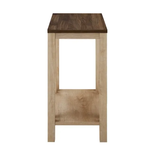 Kirkland's Home Walnut And White Oak Narrow Frame Accent Table- Accent & End Tables