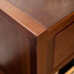 Kirkland's Home Walnut Classic 1-Drawer Nightstand- Nightstands