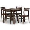 Kirkland's Home Walnut Contemporary Wood 5-Pc. Dining Set- Dining Sets