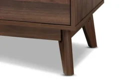 Kirkland's Home Walnut 5-Drawer Wood Chest- Dressers & Chests