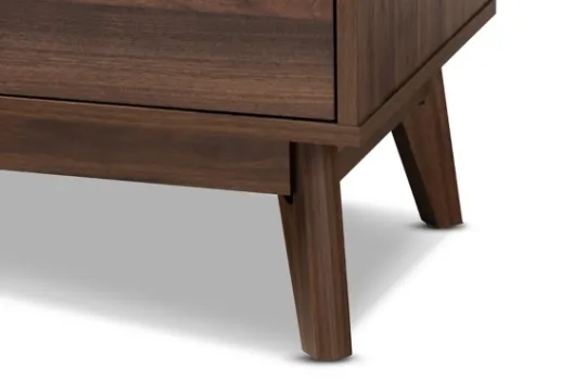 Kirkland's Home Walnut 5-Drawer Wood Chest- Dressers & Chests
