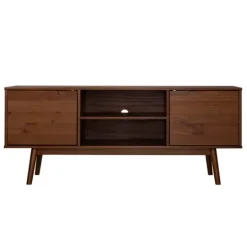 Kirkland's Home Walnut Solid Wood Tv Console- Tv Stands & Media Consoles