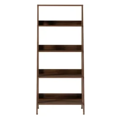 Kirkland's Home Walnut 4-Tier Ladder Bookshelf- Bookshelves