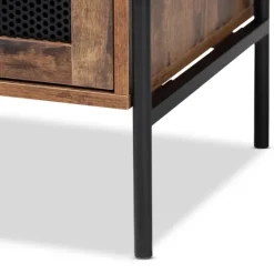 Kirkland's Home Walnut Wood 2-Door Tv Stand- Tv Stands & Media Consoles