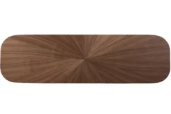 Kirkland's Home Walnut Wood Frame Splayed Legs Console- Console Tables