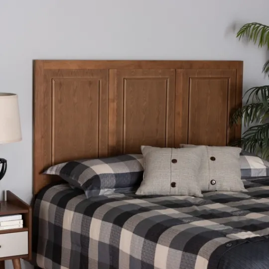 Kirkland's Home Warm 3-Panel Wood Queen Headboard- Beds & Headboards