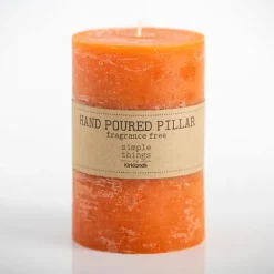 Kirkland's Home Warm Unscented Pillar Candle, 3X6 In.- Candles