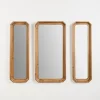 Kirkland's Home Warm Wood Inset Mirrors, Set Of 3- Framed Mirrors
