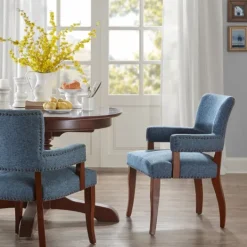 Kirkland's Home Warms Nailhead Trim Dining Chair- Dining Chairs