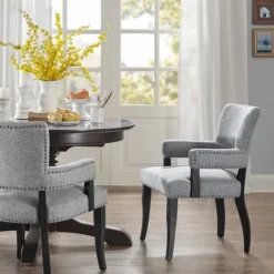 Kirkland's Home Warms Nailhead Trim Dining Chair- Dining Chairs