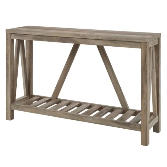 Kirkland's Home Wash A-Frame Console Table- Console Tables