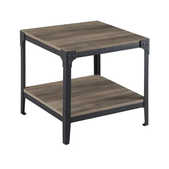 Kirkland's Home Wash Angle Iron Accent Tables, Set Of 2- Accent & End Tables