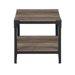 Kirkland's Home Wash Angle Iron Accent Tables, Set Of 2- Accent & End Tables