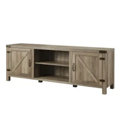 Kirkland's Home Wash Barn Door Tv Stand- Tv Stands & Media Consoles