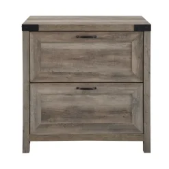 Kirkland's Home Wash 2-Drawer Wood File Cabinet- Office Furniture