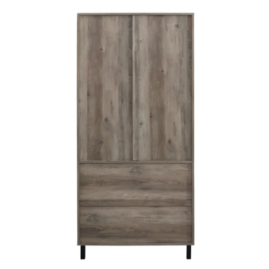 Kirkland's Home Wash Glass Door Storage Hutch- Cabinets & Sideboards