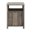 Kirkland's Home Wash Grooved Door Side Table- Accent & End Tables
