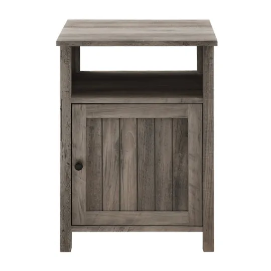 Kirkland's Home Wash Grooved Door Side Table- Accent & End Tables