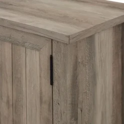 Kirkland's Home Wash Grooved Door Tv Stand- Tv Stands & Media Consoles