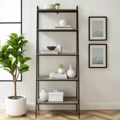 Kirkland's Home Wash Industrial Ladder Bookshelf- Bookshelves