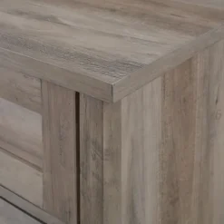 Kirkland's Home Wash Rustic Glass Front Sideboard- Cabinets & Sideboards