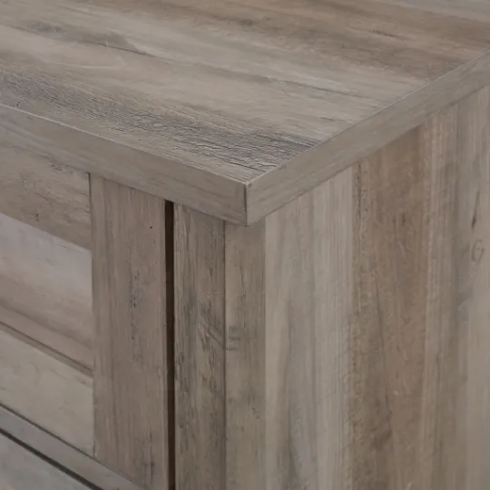 Kirkland's Home Wash Rustic Glass Front Sideboard- Cabinets & Sideboards