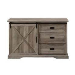 Kirkland's Home Wash Sliding Barn Door Sideboard- Cabinets & Sideboards