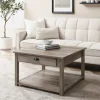 Kirkland's Home Wash Square Coffee Table- Coffee Tables