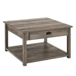 Kirkland's Home Wash Square Coffee Table- Coffee Tables