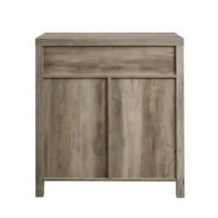 Kirkland's Home Wash Wooden And Metal Barn Door Cabinet- Cabinets & Sideboards