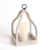 Kirkland's Home Washed Beaded Open Lantern, 14 In.- Lanterns