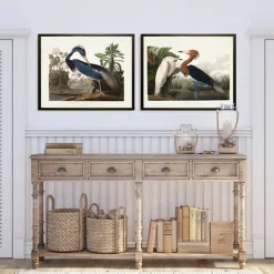 Kirkland's Home Water Birds Framed Art Prints, Set Of 2- Framed Art