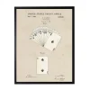 Kirkland's Home Watercolor Playing Cards Framed Art Print- Framed Art