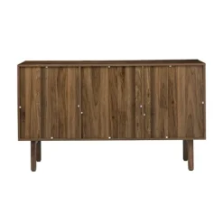 Kirkland's Home Wavy Wood 3-Door Sideboard Cabinet- Cabinets & Sideboards
