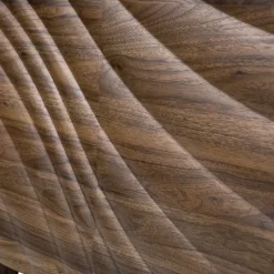 Kirkland's Home Wavy Wood 3-Door Sideboard Cabinet- Cabinets & Sideboards