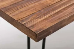 Kirkland's Home Weather Fir Wood And Hairpin Legs Coffee Table- Coffee Tables