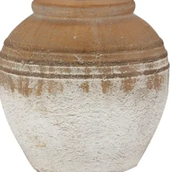 Kirkland's Home Weathered Clay Ceramic Table Lamp- Table Lamps