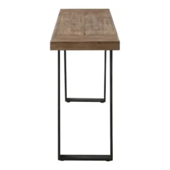 Kirkland's Home Weathered Oak And Metal Console Table- Console Tables