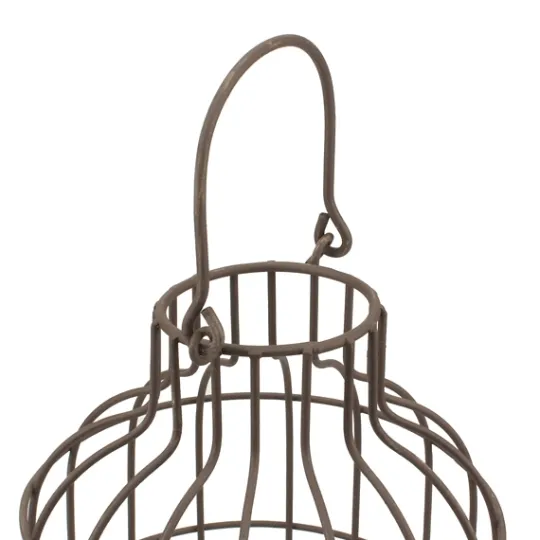 Kirkland's Home Weathered Wood And Metal Lanterns, Set Of 2- Lanterns
