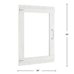 Kirkland's Home Weathered Wood Door Mirror, 24X32 In.- Decorative Mirrors