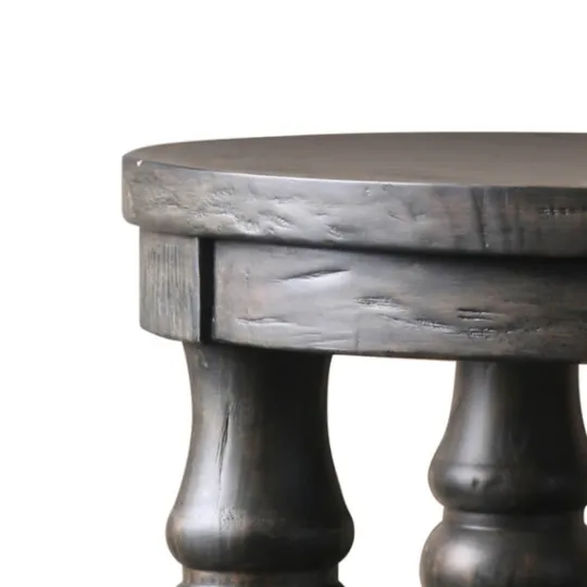Kirkland's Home Weathered Wood Open Column Accent Table- Accent & End Tables