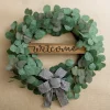 Kirkland's Home Welcome Bow Eucalyptus Wreath, 24 In.- Wreaths