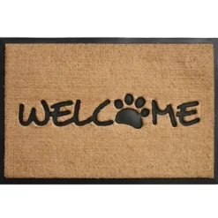 Kirkland's Home Welcome Paw Doormat- Doormats