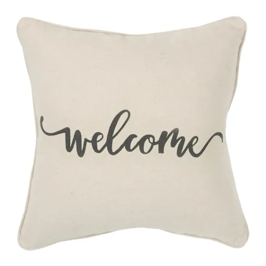 Kirkland's Home Welcome Sentiment Accent Pillow- Pillows