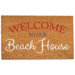 Kirkland's Home Welcome To Our Beach House Doormat- Doormats