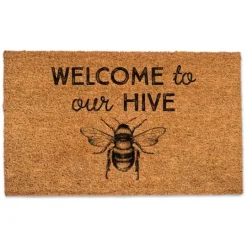 Kirkland's Home Welcome To Our Hive Doormat- Doormats
